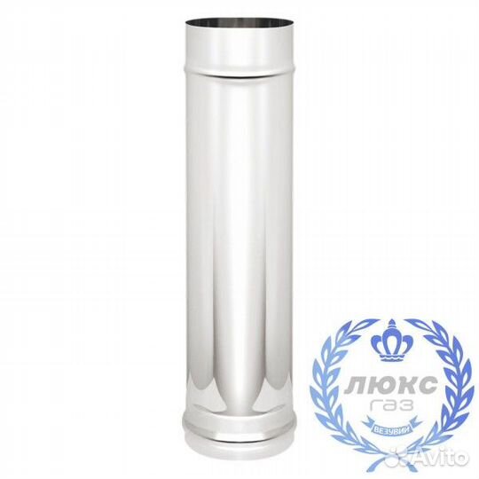 Труба Везувий Люкс Газ 1м нерж, aisi 316/0,5мм 12