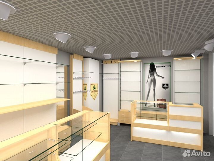 Мебель и стеллажи в магазин