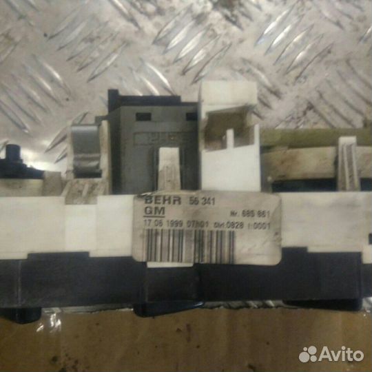 Блок управления отопителем опель астра