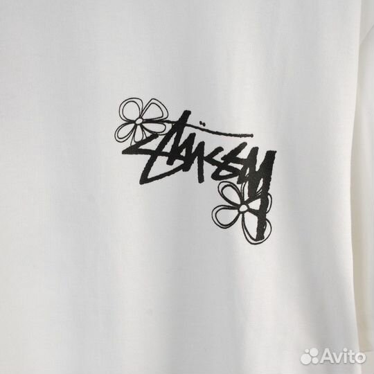 Футболка stussy laguna beach белая