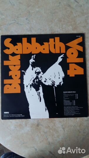Виниловые грампластинки Black Sabbath