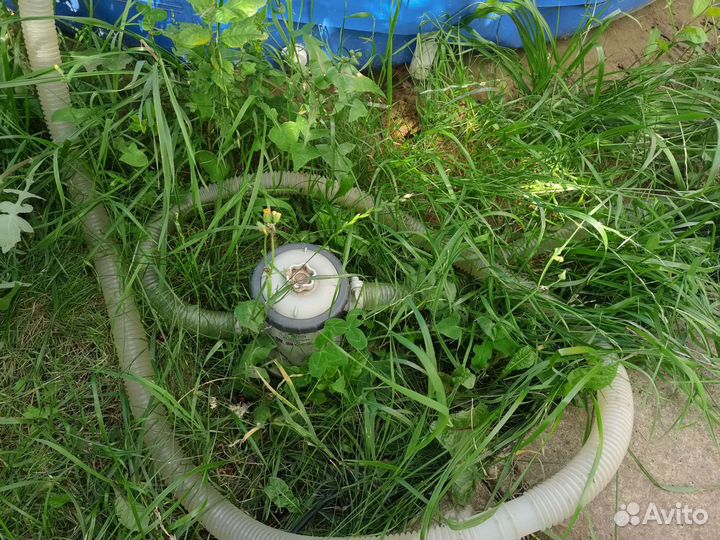 Каркасный бассейн intex круглый 5м3 б/у