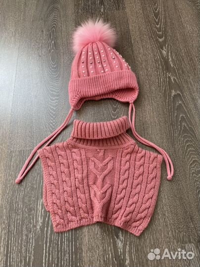 Комплект шапка, шарф