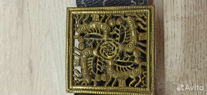 Ремень кожаный