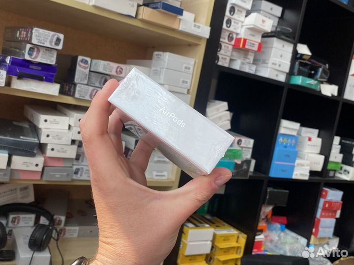 Наушники с пробивкой airpods 2 (premium)