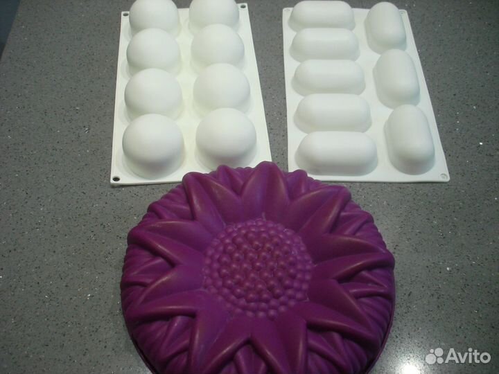 Силиконовые формы для выпечки и муссовых десертов