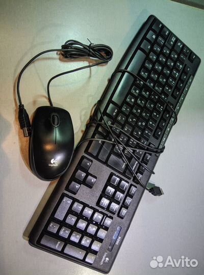 Клавиатура + мышь Logitech