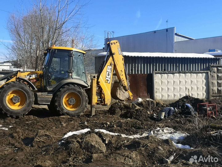 Услуги экскаватора погрузчика