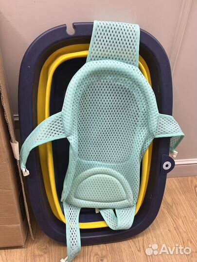 Ванночка для купания новорожденного складная