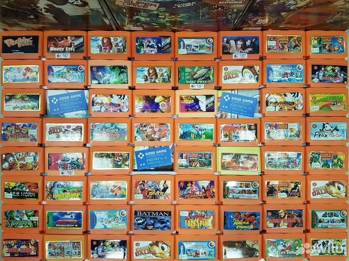 Dendy 8-bit и Sega 16-bit Картриджи