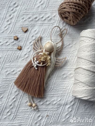 Макраме ангел куколка 8 марта