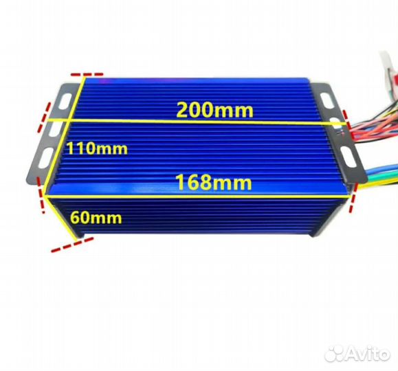 Контроллер 2000-3000w 36v48v60v64v72v84v 45A-60А