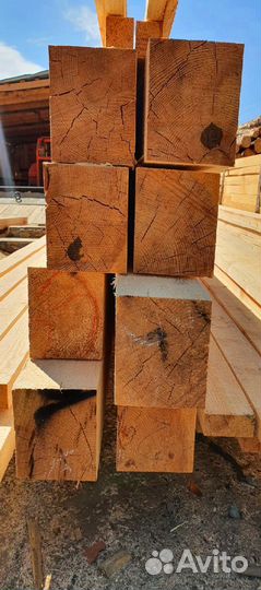 Натуральный брус строганный, разные сечения