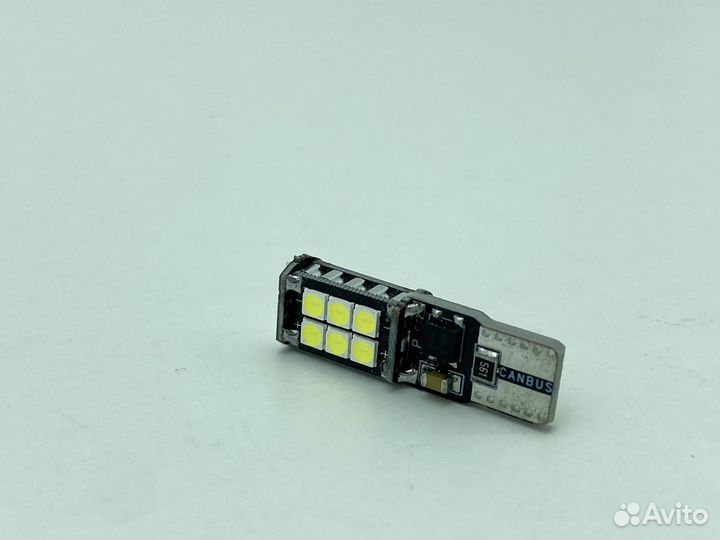 Светодиодные LED лампы T10 w16w w5w с обманкой