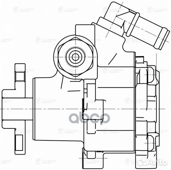 Насос гур BMW 5(E60) LPS2603 luzar