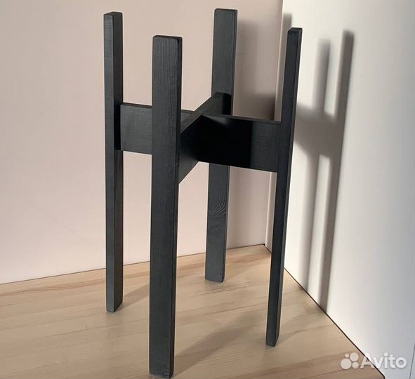 Подставка для цветов, кашпо, напольная, деревянная