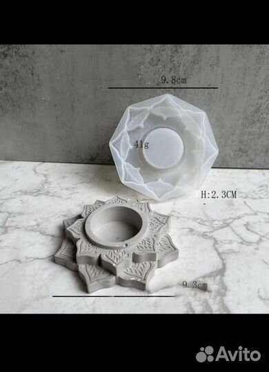 Силиконовые формы для свечей для мыла для гипса