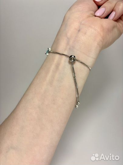 Браслет женский со стразами универсальный размер