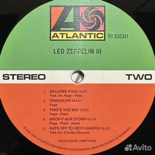 Led Zeppelin – Led Zeppelin III (Европа 2014г.)