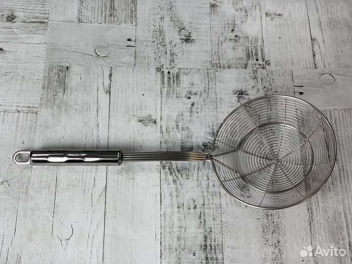 Шумовка для казана, для фритюра и пельменей