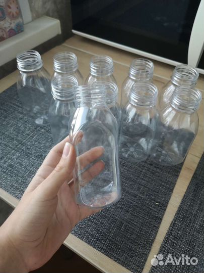 Пластиковые бутылки новые 10 шт