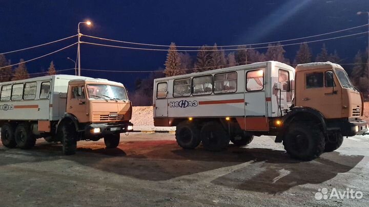 Аренда автобуса на базе камаз вездеход