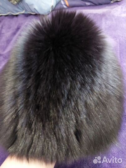 Меховая женская шапка