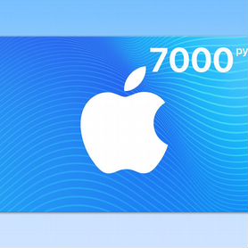 Карта App Store iTunes Подарочная 7000 Apple ID