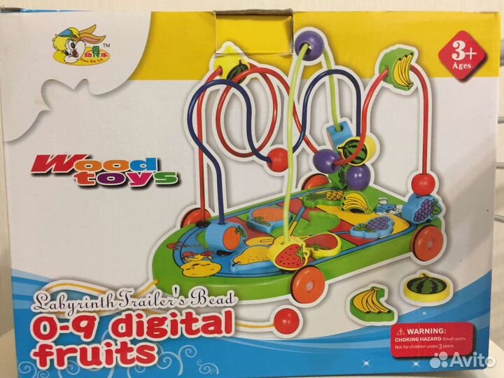 Лабиринт - серпантинка на колесах. Фрукты