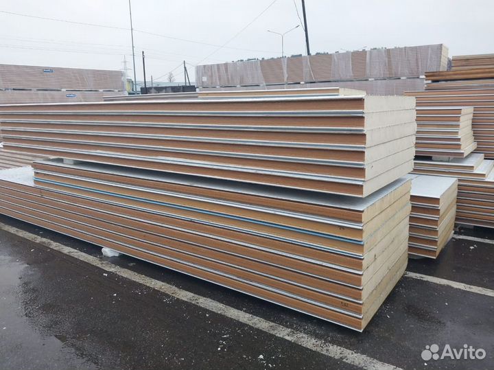 Сэндвич панели бу 30000 м2 в наличии