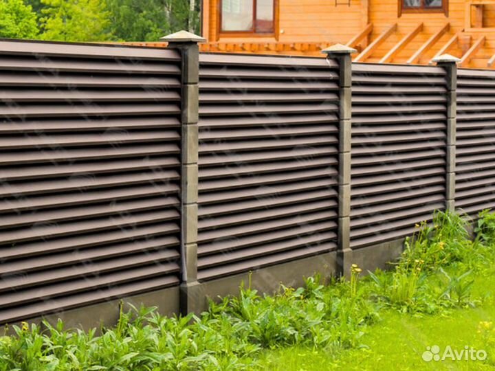 Забор жалюзи