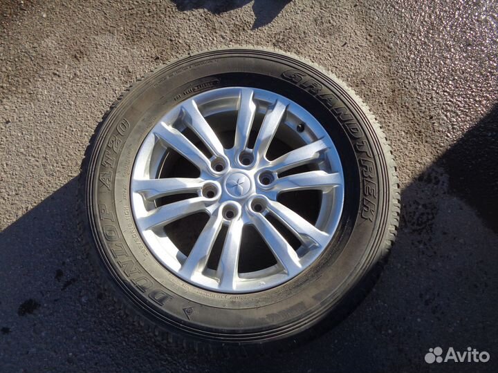Мицубиси паджеро колёса dunlop a/t20 265/60r18