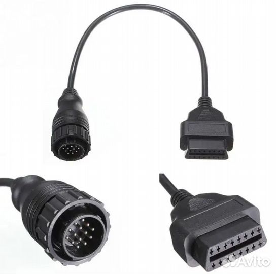 Переходник Mercedes 14 Pin на 16 Pin. OBD2