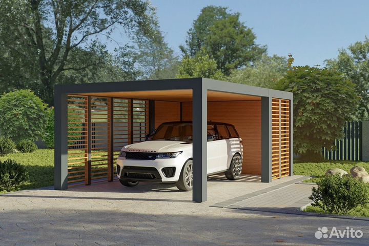 Навес лофт металлический