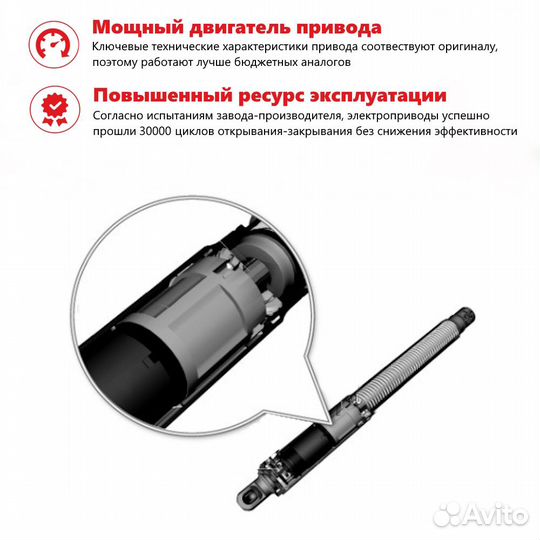Электропривод багажника Вольво хс40 2017-2023 2шт
