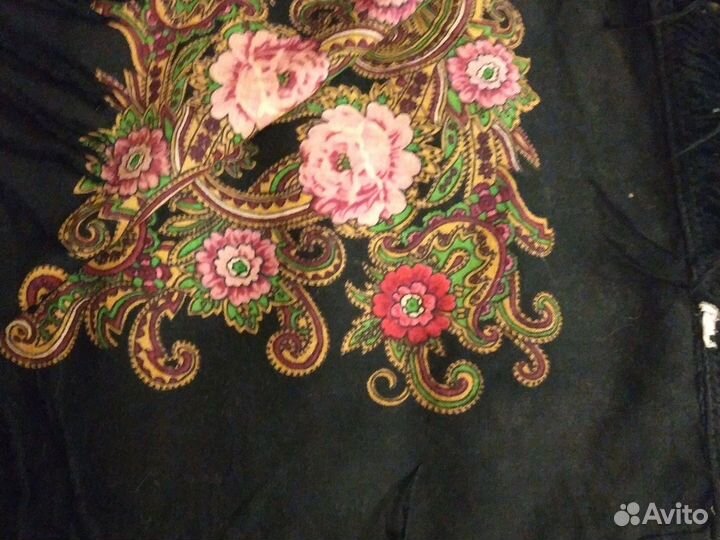 Платок павловопосадский филигрань