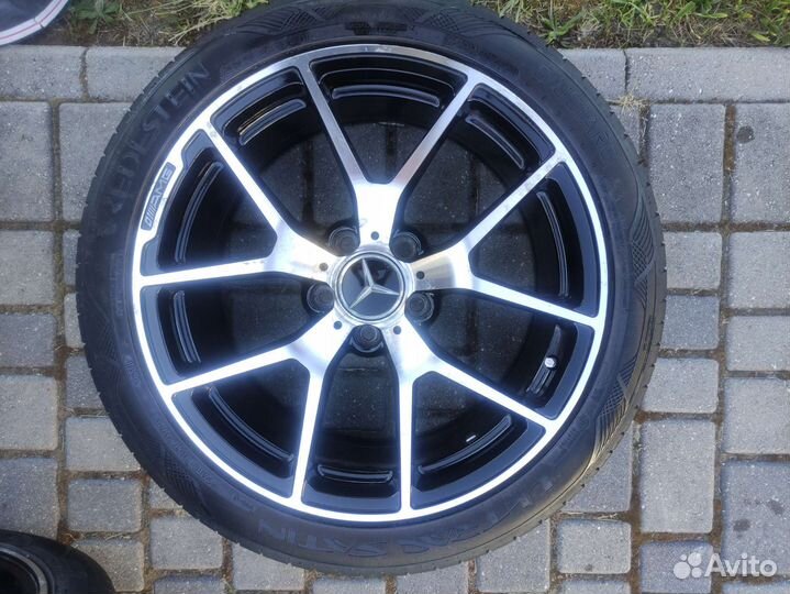 Диски r18 с резиной. Mercedes
