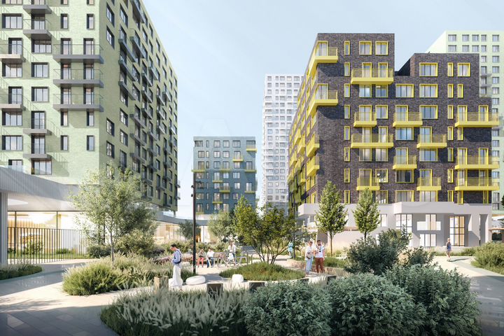 2-к. квартира, 67,3 м², 2/24 эт.