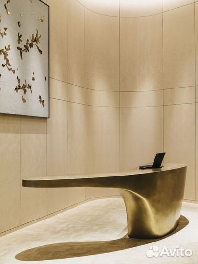 Стойка ресепшен из стеклопластика