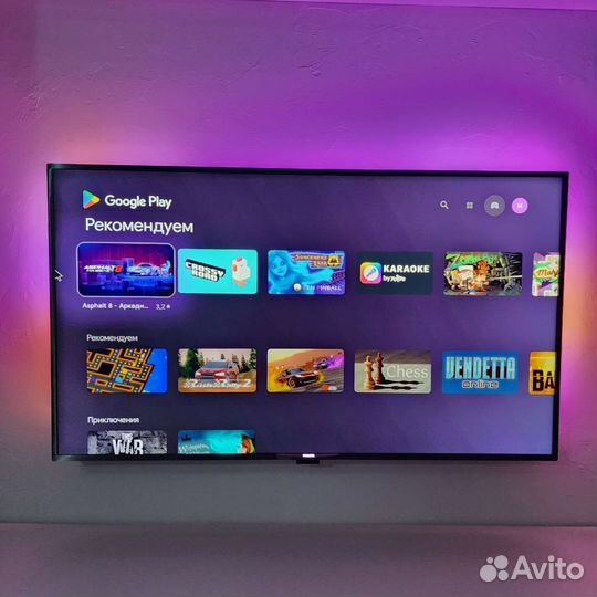 Тв приставка, Android tv приставка, 4/32. Новая