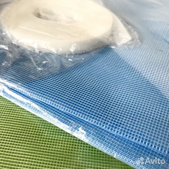 Антимоскитная сетка для окна 75*200 см на липучке