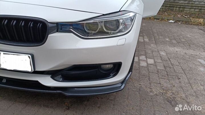 Губа сплиттер на бампер bmw f30