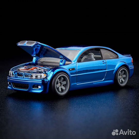 Hot Wheels BMW M3 E46 2006 Blue RLC Exclusive