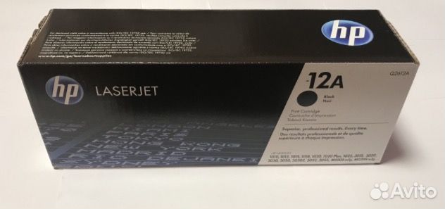 Картридж HP 12A Оригинальный
