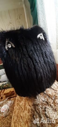 Шапка норковая женская