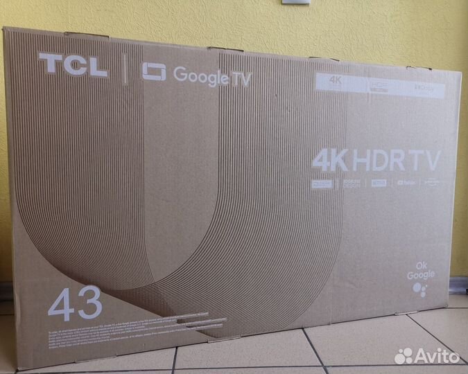 Телевизор 4k SMART Android 43