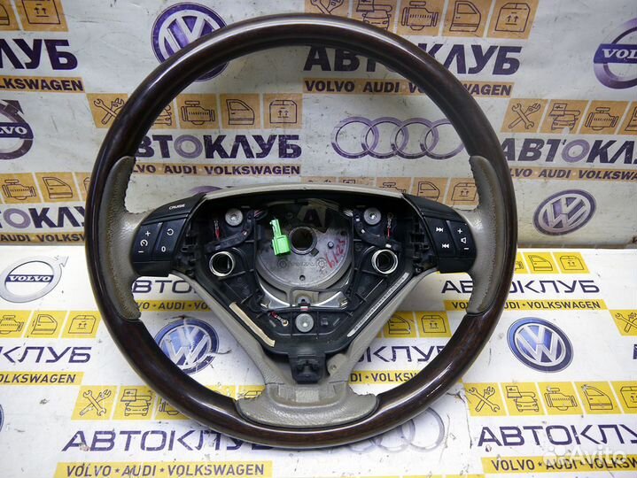 Руль Дерево 3 спицы Вольво XC90