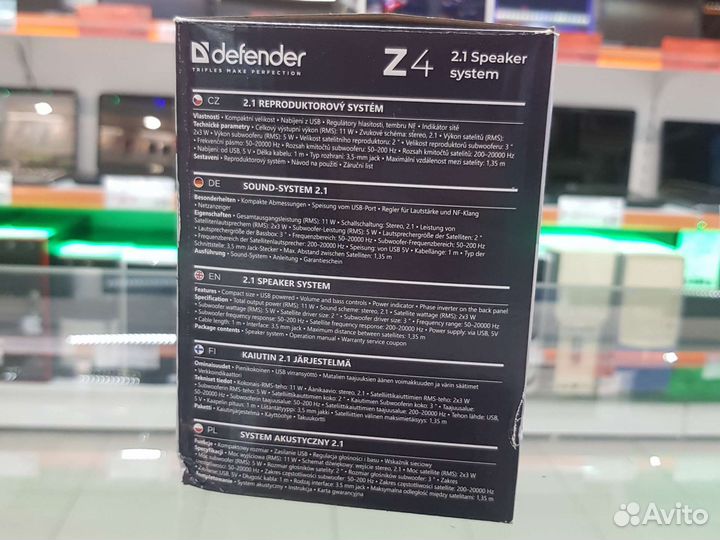 Качественные 2.1 Колонки Defender Z4 Новые