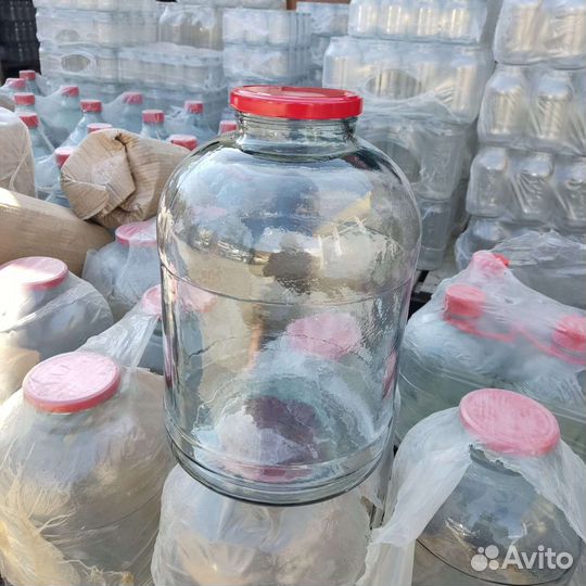 Бутылка стеклянная 20 литров