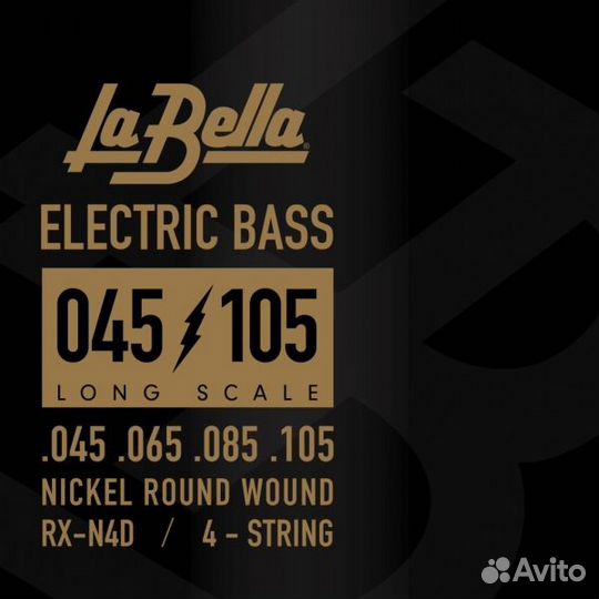 Струны для Бас-гитары 45-105 La Bella RX-N4D